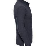 Men's Russell Zip Neck Micro Fleece - French Navy