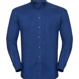 Men's Professional Long Sleeve Oxford Shirt - Royal Blue