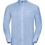 Men's Professional Long Sleeve Oxford Shirt - Light Blue