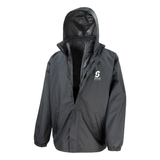 Bridgwater College Unisex 3 in 1 Jacket - Black