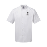 Bridgwater College Unisex Short Sleeve Chefs Jacket - White