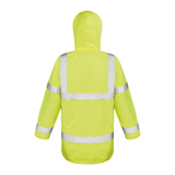 Bridgwater College Unisex Long Length Hi Vis Jacket - Yellow