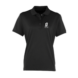 Bridgwater College Women's Cool Tech Polo Shirt - Black