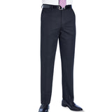 Men's Tailored Fit Smart Trousers - Black