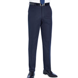 Men's Tailored Fit Smart Trousers - Navy