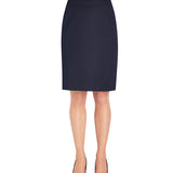 Women's Fully Lined Straight Cut Skirt - Navy