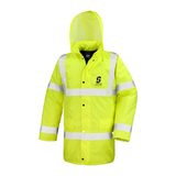 Cannington College Unisex Long Length Hi Vis Jacket - Yellow