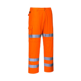 Cannington College Hi Vis Three Band Trouser - Orange