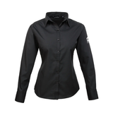 Cannington College Long Sleeve Breathable Poplin Blouse - Black