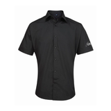 Cannington Nuclear College Men's Short Sleeve Breathable Poplin Shirt - Black