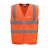 Cannington Nuclear College Flame Proof Unisex Hi Vis Vest - Orange