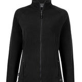 Women's Professional Full Zip Micro Fleece Jacket - Black