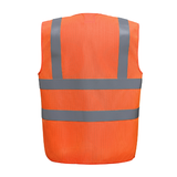 UCS Childcare Team Flame Proof Unisex Hi Vis Vest - Orange