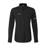 UCS Catering Team Women's Long Sleeve Breathable Poplin Blouse - Black