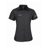 UCS Catering Team Women's Short Sleeve Breathable Poplin Blouse - Black