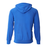 Classic Lightweight Raglan Style Cotton Hooded Sweatshirt - Royal Blue