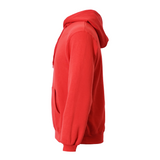 Unisex Classic Drop Shoulder Hooded Sweatshirt - Red