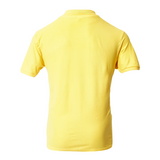 Men's Classic Cotton Short Sleeve Pique Polo Shirt - Yellow