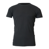 Men's 100% Organic Cotton Professional Single Jersey T-Shirt - Black