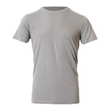 Men's 100% Organic Cotton Professional Single Jersey T-Shirt - Heather Grey