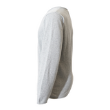 Unisex Sustainable Classic Rolled Collar Crew Neck Sweatshirt - Heather Grey