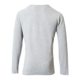 Unisex Sustainable Classic Rolled Collar Crew Neck Sweatshirt - Heather Grey