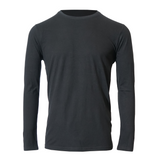 Men's Premium Organic Cotton Long Sleeve T-Shirt - Black