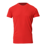 Men's 100% Organic Cotton Professional Single Jersey T-Shirt - Red