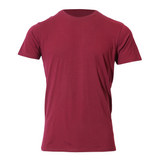 Men's 100% Organic Cotton Professional Single Jersey T-Shirt - Burgundy