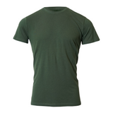 Men's 100% Organic Cotton Professional Single Jersey T-Shirt - Bottle Green