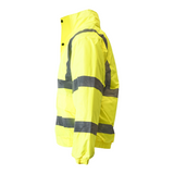 Unisex Professional High Visibility Bomber Jacket - Yellow