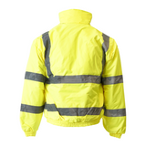 Unisex Professional High Visibility Bomber Jacket - Yellow