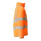 Unisex Premium High Visibility Quilted Jacket - Orange