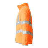 Unisex Premium High Visibility Quilted Jacket - Orange