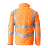 Unisex Premium High Visibility Quilted Jacket - Orange