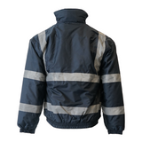 Unisex Professional High Visibility Bomber Jacket - Navy