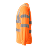 Men's Classic High Visibility Long Sleeve T-Shirt - Orange