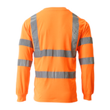 Men's Classic High Visibility Long Sleeve T-Shirt - Orange