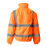 Unisex Professional High Visibility Bomber Jacket - Orange