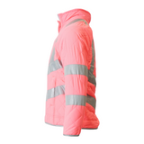 Unisex Premium High Visibility Quilted Jacket - Pink