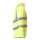 Unisex Premium High Visibility Quilted Jacket - Yellow