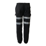 Men's Classic High Visibility Soft Feel Joggers - Black