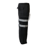 Men's Classic High Visibility Soft Feel Joggers - Black