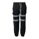 Men's Classic High Visibility Soft Feel Joggers - Black