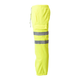 Men's Classic High Visibility Soft Feel Joggers - Yellow