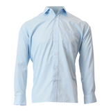 Men's Professional Long Sleeve Breathable Poplin Shirt - Light Blue