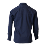 Men's Professional Long Sleeve Breathable Poplin Shirt - Navy