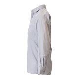 Men's Professional Long Sleeve Breathable Poplin Shirt - Silver