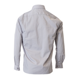 Men's Professional Long Sleeve Breathable Poplin Shirt - Silver