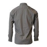 Men's Professional Long Sleeve Breathable Poplin Shirt - Dark Grey